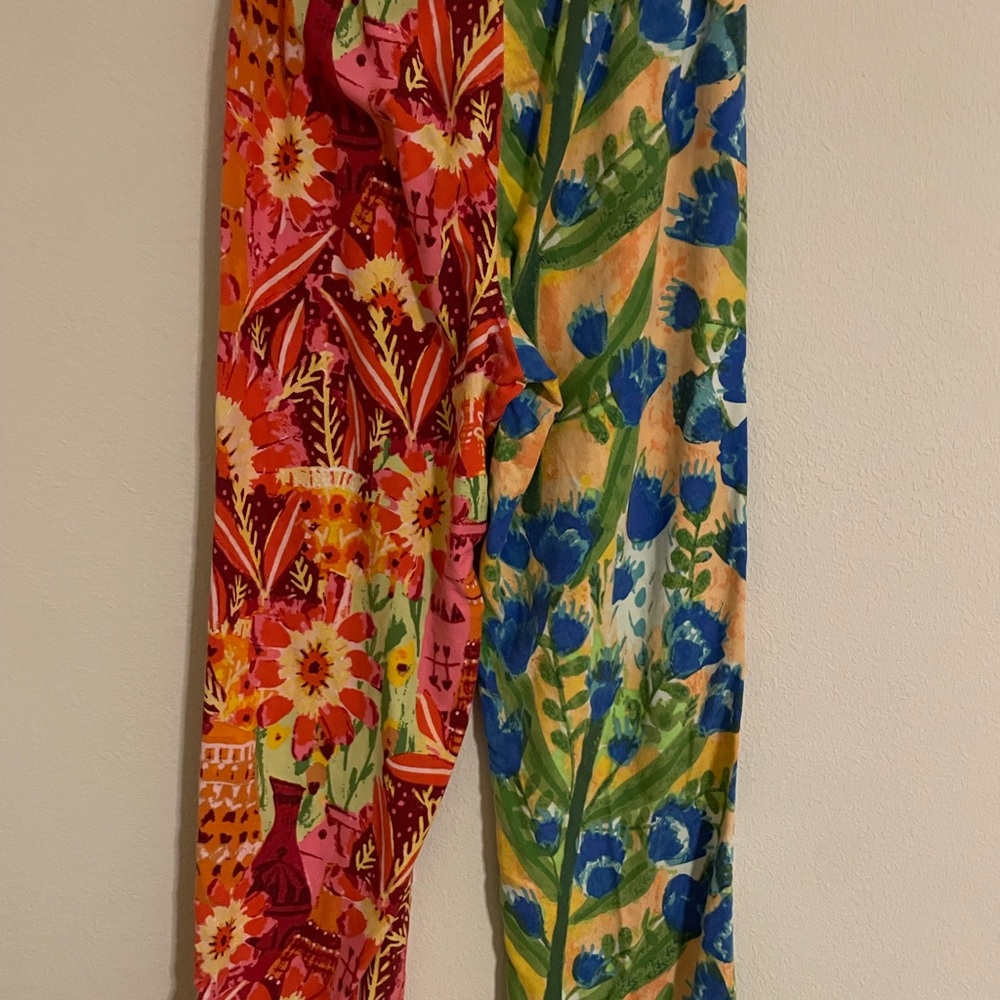 Anthropologie X Roeqiya Fris Flower Bloom Pajama Pant Size Medium - Picture 3 of 8